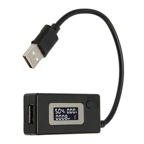 Testeur de wattmètre de tension / ampères USB multimètre multimètre numérique capacité de testeur électrique multifonction USB 2.0.
