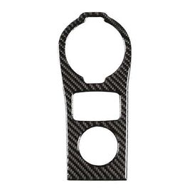 Voiture En Fibre De Carbone Console Centrale De Réservoir D¿Eau Porte-Gobelet Décoration Couverture Garniture Autocollants Pour Smart 453 Fortwo 2016-2021