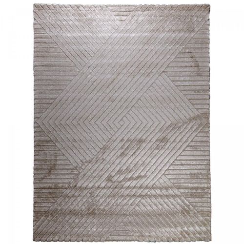Tapis Rond D'entrée Ø160cm Lyn9 Cernan Gris, Tapis Rond Ton Sur Ton Moderne