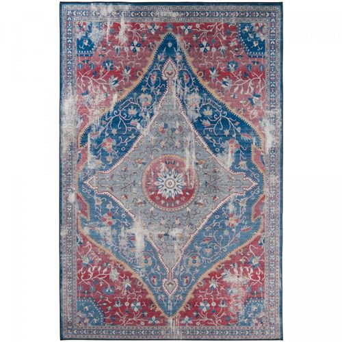 Tapis De Salon 200x290 Meda 2 Rouge, Facile D'entretien