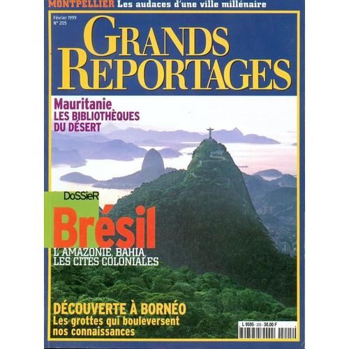 Grands Reportages  N° 205 : Bresil, L'amazone, Bahia,Les Cites Coloniales