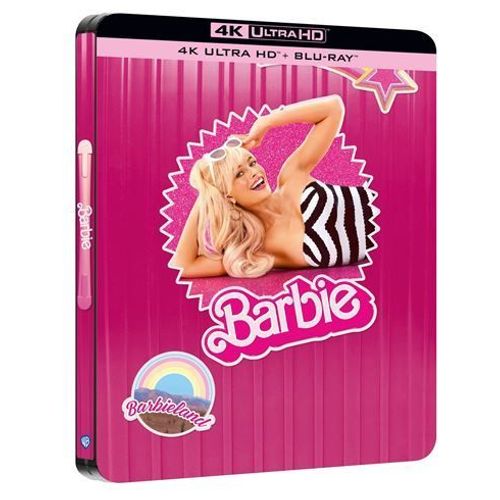 Barbie - 4k Ultra Hd + Blu-Ray - Boîtier Steelbook Limité