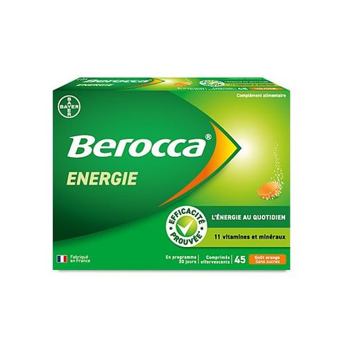 Vitamines Et Minéraux Berocca, Comprimés Effervescents 