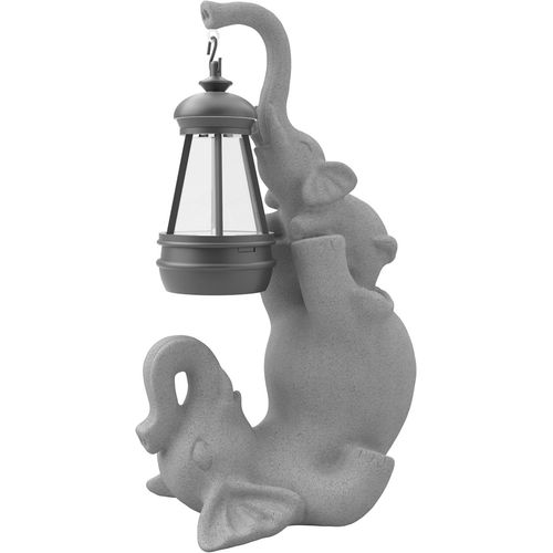 Ornements De Jardin En Forme D'éléphant Avec Lampes Solaires, Statue D'éléphant À Énergie Solaire, Décoration De Jardin, Lumières Led D'extérieur Étanches Ip65, Lumières Solaires Éléphants