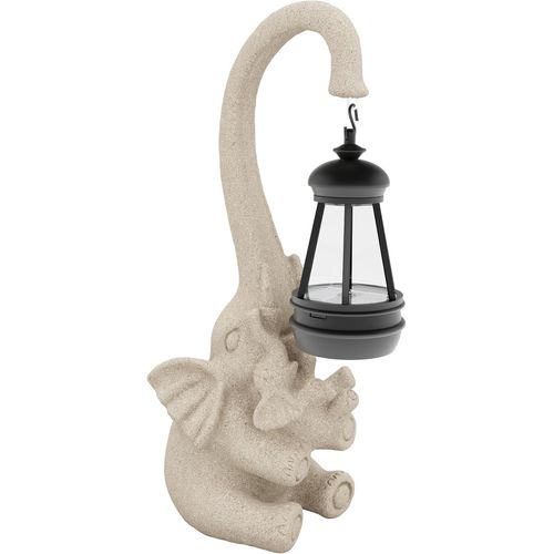 Ornements De Jardin En Forme D'éléphant Avec Lampes Solaires, Statue D'éléphant À Énergie Solaire, Décoration De Jardin, Lumières Led D'extérieur Étanches Ip65, Lumières Solaires Éléphants