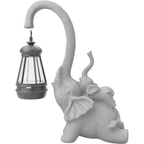 Ornements De Jardin En Forme D'éléphant Avec Lampes Solaires, Décoration De Jardin, Lumières Led D'extérieur Étanches Ip65, Lumières Solaires Éléphants