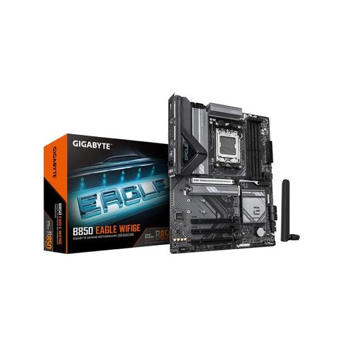 GIGABYTE B850 EAGLE WIFI6E Carte Mère - AMD Ryzen 9000 Series CPUs, VRM numérique 8+2+2 phases, jusqu'à 8200MHz DDR5 (OC), 1xPCI