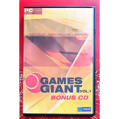 Jeu Pc Games Giant Bonus Cd Vol 1 / 40/M3