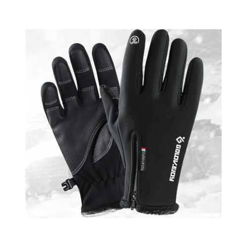 Gants D'hiver Gants Tactiles Gants Thermiques Pour Course À Pied Randonnée - Noir Variante Taille Valeur Grande