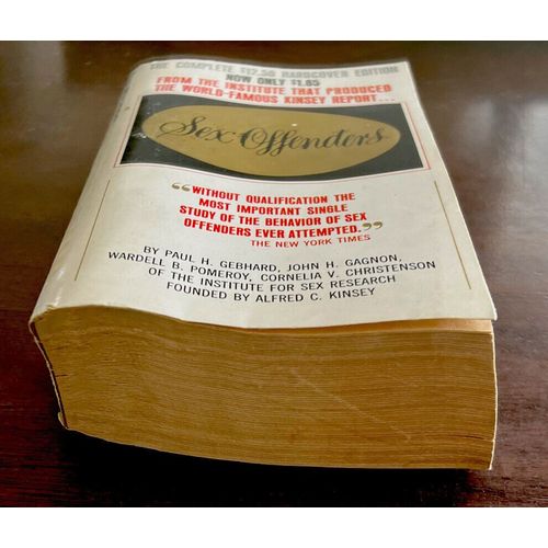 Sex Offenders Kinsey Report