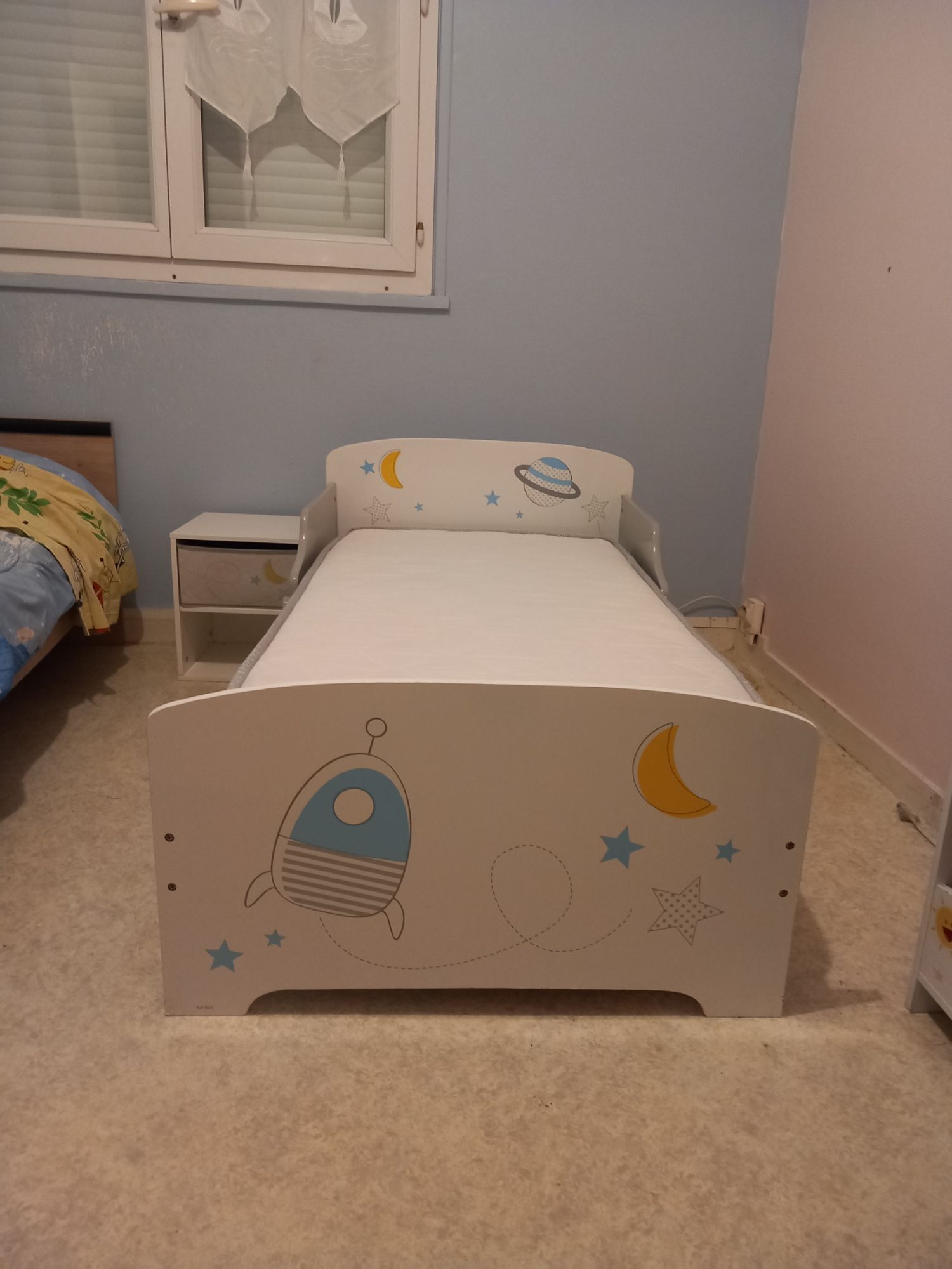 Lit Enfant Thème Espace 70x140