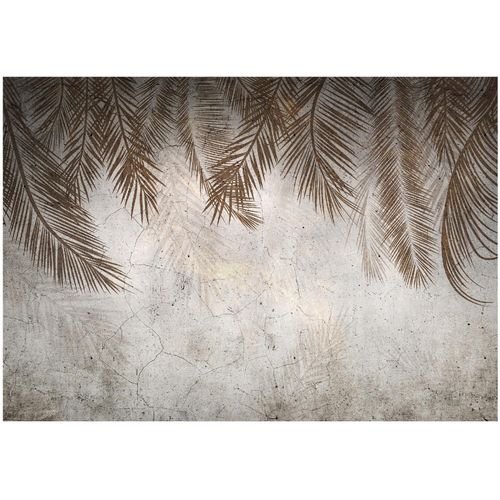 Papier Peint Panoramique Intissé Feuilles 350x250 cm - Colle Inclus - Chambre et Salon - Moderne Papier Peint