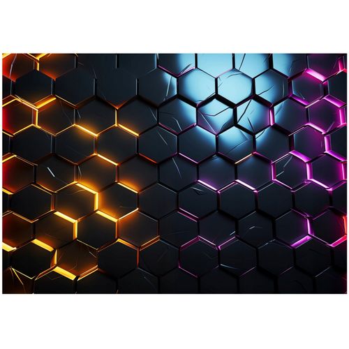 Papier Peint Enfant 3D Gaming Intissé Panoramique 300x210 cm - Colle Inclus - Chambre Enfant - Moderne Papier Peint