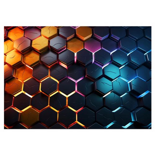 Papier Peint Enfant 3D Gaming Intissé Panoramique 250x175 cm - Colle Inclus - Chambre Enfant - Moderne Papier Peint