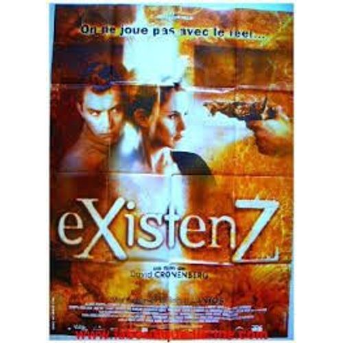 Existenz De David Cronenberg Avec Jennifer Jason Leigh, Jude Law, Ian Holm... - Affiche Originale De Film Format 120 X 160 Cm