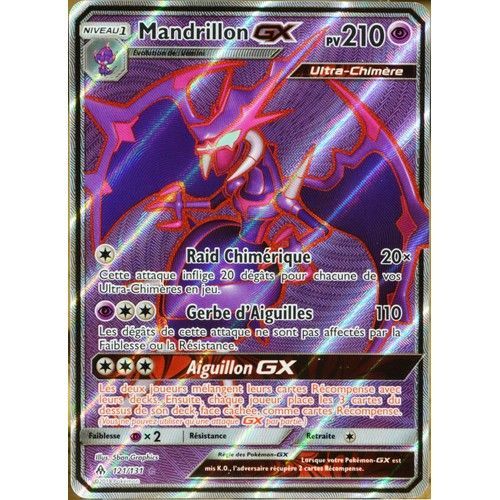 Carte Pokemon Mandrillion Gx