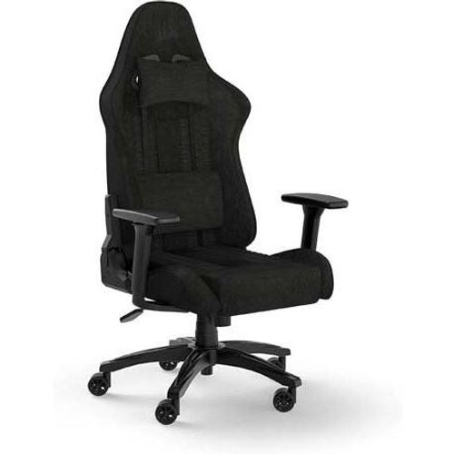 Chaise De Jeu Tc100 Relaxed - Tissu Noir/Noir Corsair