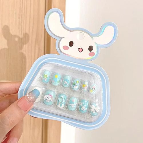 Autocollant À Ongles Auto-Adhésif Pour Enfants Sanurgente Cartoon, Hello Kitty, Cinnamoroll, Kuromi, Patch À Ongles Mignon, Accessoires Pour Filles, Jouet Cadeau-4