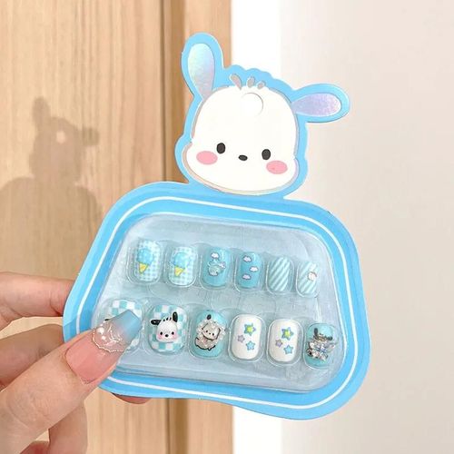 Autocollant À Ongles Auto-Adhésif Pour Enfants Sanurgente Cartoon, Hello Kitty, Cinnamoroll, Kuromi, Patch À Ongles Mignon, Accessoires Pour Filles, Jouet Cadeau-2