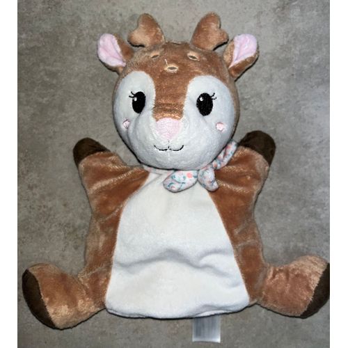 Doudou Biche Tex Baby Marionnette Peluche Jouet Bébé 