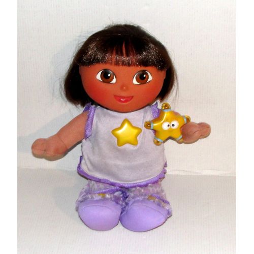 Poupee Interactive Dora L Exploratrice Bonne Nuit Parle En Fançais Et Anglais Avec Sa Vrai Voix 2003 Mattel 28cm