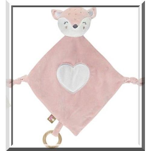 Doudou Biche Rose Blanc Orchestra Jouet Bebe Naissance