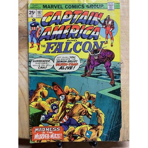 Captain America 187 The Madness Maze  July 1975