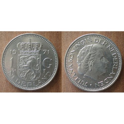Pays Bas 1 Gulden 1971 Netherlands Cents Guldens Nederland Hollande Piece