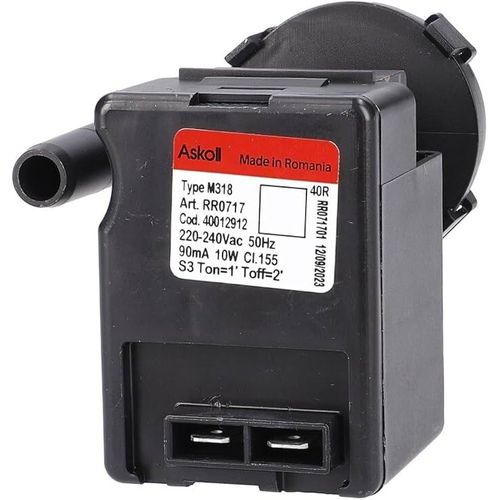 Pompe B47p1134 relevage compatible origine 2962510300, 32031614, 80060028, 692970309, 34060021, 1120991201, 1258349206, 1258349214, 57X1087 40012912 692970309,  Sèche-linge BEKO, ESSENTIEL B,CANDY