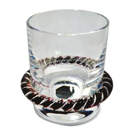 Verre Cristal De Saint Louis Cerclé Canne