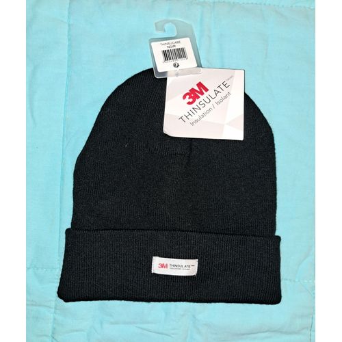 Bonnet Noir D'hiver Tricoté Thinsulate Travaux Exterieur Bricolage Jardin Homme Femme Bien Chaud Neuf