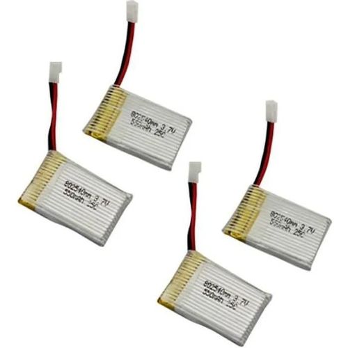 Yunique France 4 Pieces Batterie Lipo (3.7v, 850 Mah Lipo) Pour Rc Droni Quadcopter Syma X5sc X5sw-Autre