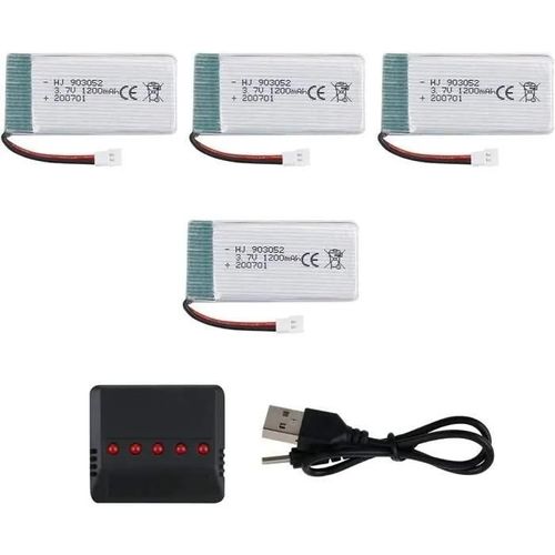 Batterie Li-Po 3.7v 1200mah Pour Drone Quadcopter Syma X5sc X5sw - Yunique France-Syma