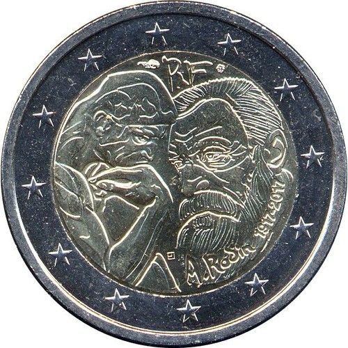 2 Euros France 2017 Rodin