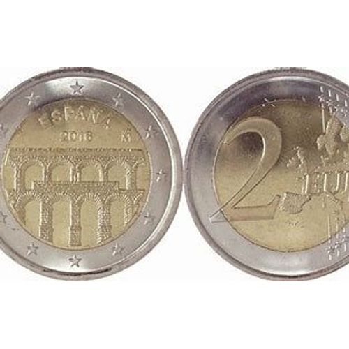 2 Euros Espagne Acqueduc De Segovia