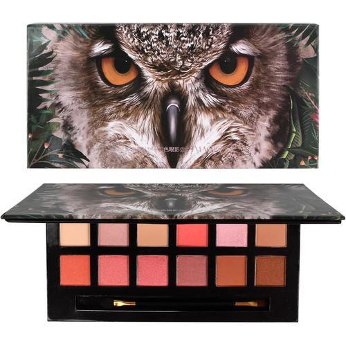 12 Couleurs Palette Fard À Paupière Maquillage,Shimmer Mat Ultra Pigmenté Ombre A Paupiere,Brillantes Palette De Fard À Paupières,Palette De Maquillage Yeux,Pour Créer Un Naturel,Longue Tenue 