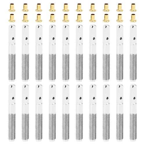 20 Pcs Lyre Harpe Tuning Pin Clous Avec 20 Pcs Rivets Set Pour Lyre Harpe Petite Harpe Musicale À Cordes