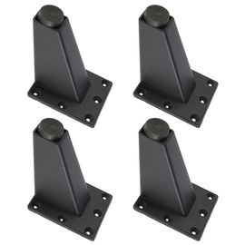 4 Pcs 8cm Réglable Métal Meubles Jambe Épais En Alliage D¿Aluminium Table Armoires Pieds Canapé-Lit Tv Cabine