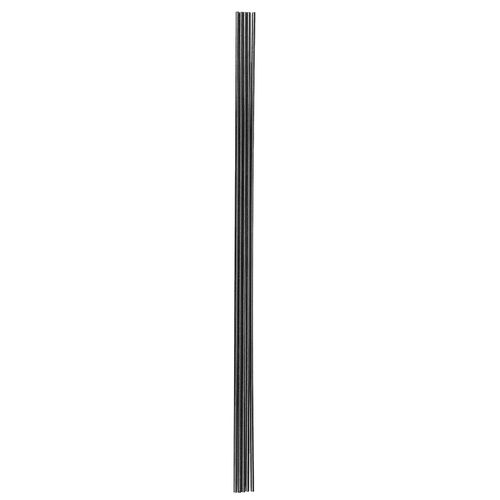5 Pcs 4mm Noir De Fibre De Carbone Tiges Tige 500mm De Long Pour Sand-Table Rc Avion Diy