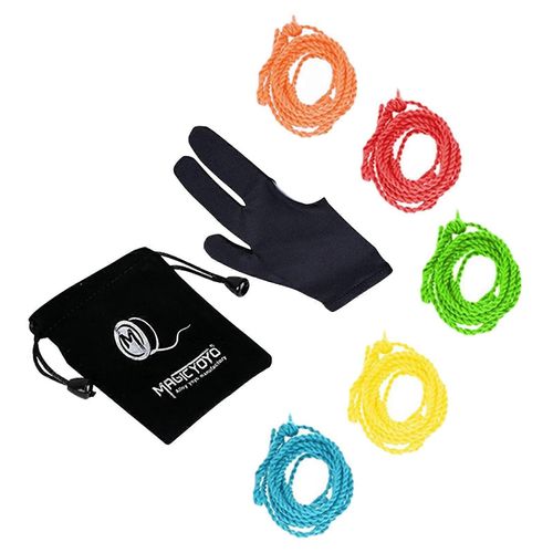 Professionnel 5 Pcs Yoyo Cordes (Couleur Aléatoire), Yoyo Gant, Yoyo Sac