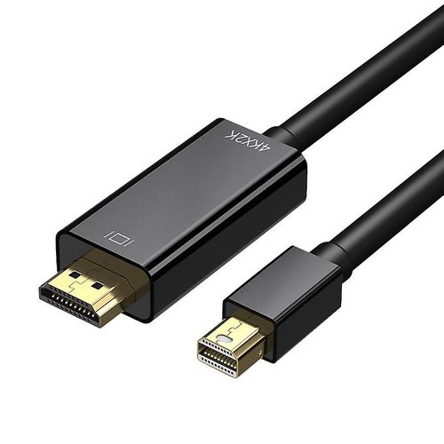 Câble Mini DisplayPort vers câble 4K Mini DP vers 6 pieds pour Air/Pro, Surface Pro/Dock, Moniteur, Projec