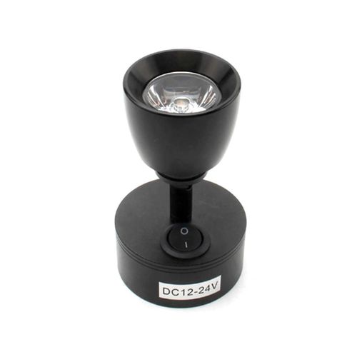 Lampe Murale Projecteur De Chevet Rv Light Lampe De Lecture Clip Interrupteur Pour Caravanes, Bateaux, Etc (Blac