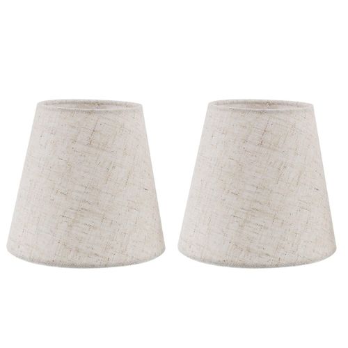 2 Pcs Petit Abat-Jour Tissu Lampe Couverture De Lampe Lustre Lampe Housse De Poussière Tissu Lampe Accessoire Pour Table L