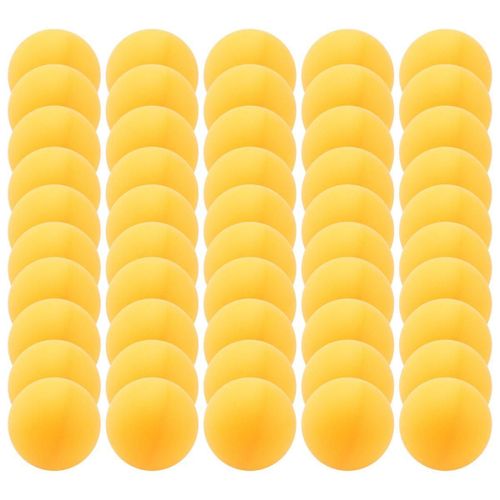 50 Pcs 40 Mm Balles D¿Entraînement De Tennis De Table, Balles De Ping-Pong, Yelow/White Aléatoire