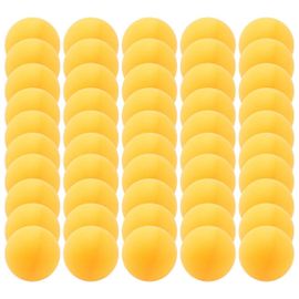 50 Pcs 40 Mm Balles D¿Entraînement De Tennis De Table, Balles De Ping-Pong, Yelow/White Aléatoire