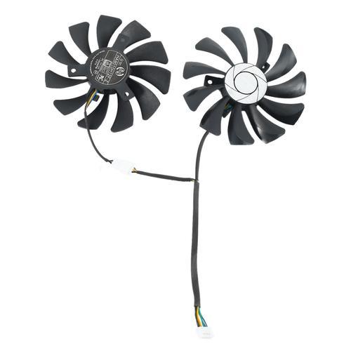 Nouveau 1 paire de ventilateur de carte graphique 85 mm Ha9010H12F-Z 4 broches de remplacement de ventilateur de refroidisseur pour Gtx 1060 Oc 6G Gtx 9