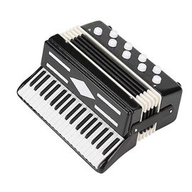 Accordéon Miniature Mini Instrument De Musique Accordéon Instruments De Musique Exquis Décoré De Vacances