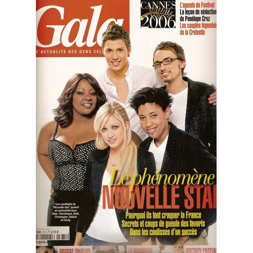 Gala  N° 675 : Nouvelle Star, Christophe Willem, Amel Bent, Kirsten Dunst, Céline Dion, Britney Spears, George Clooney, Brooke Shields
