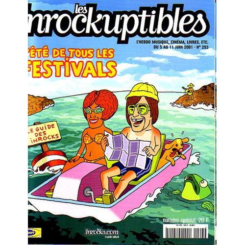 Les Inrockuptibles  N° 293 : Souad Massi / Hongrie / W. Du / Festival D'annecy /Pulp / R. Nadjari / Radiohead / M. Eitzel / Sapin / H. Michaux/ Tacita Dean + Supplément "Guide D'été"