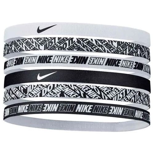 Bandeau De Running Nike 6pk - Blanc/Noir - Taille Unique
